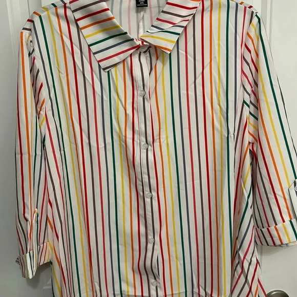 NWOT Shirt Dress size 2X - Picture 3 of 3